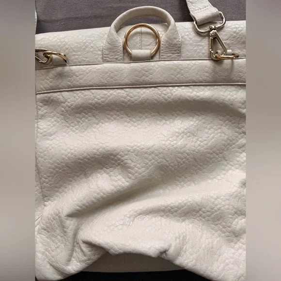 POVERTY FLATS by rian Cream Satchel - Picture 6 of 9